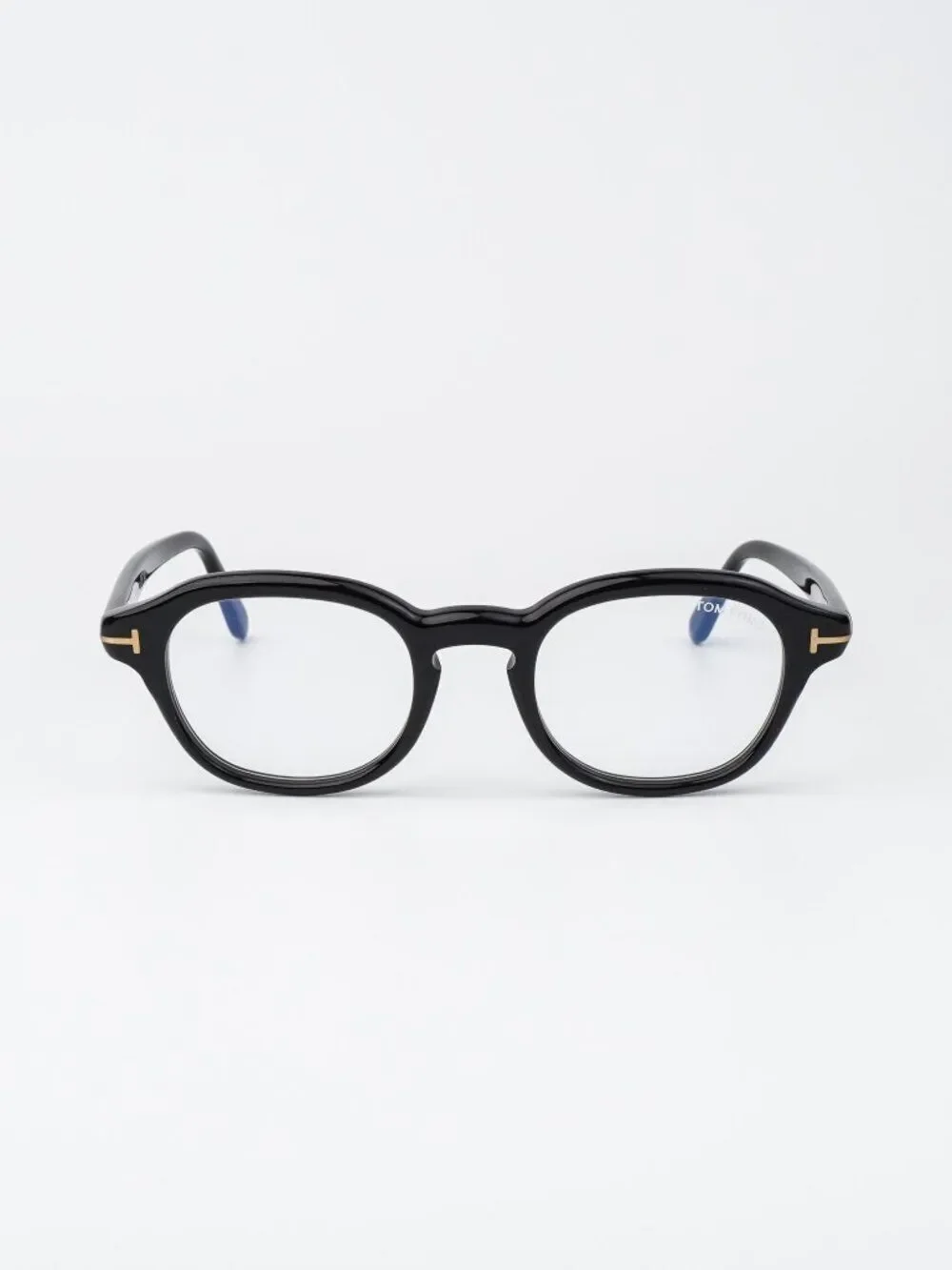 Tom Ford Women Eyeglasses Black Round FT5871-B 001 NEW AUTHENTIC